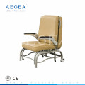 AG-AC005 professioneller Hersteller Edelstahl Klappstuhl Schlafsofa mit Schwamm gepolstert